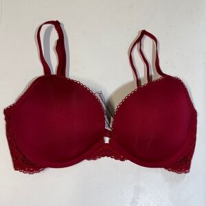 Victorias secret red lace bra 34D